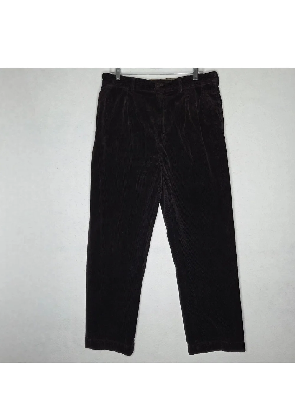 Vtg Polo Ralph Lauren Corduroy Andrew Pant Trouser *34×30 Brown Dark Academia